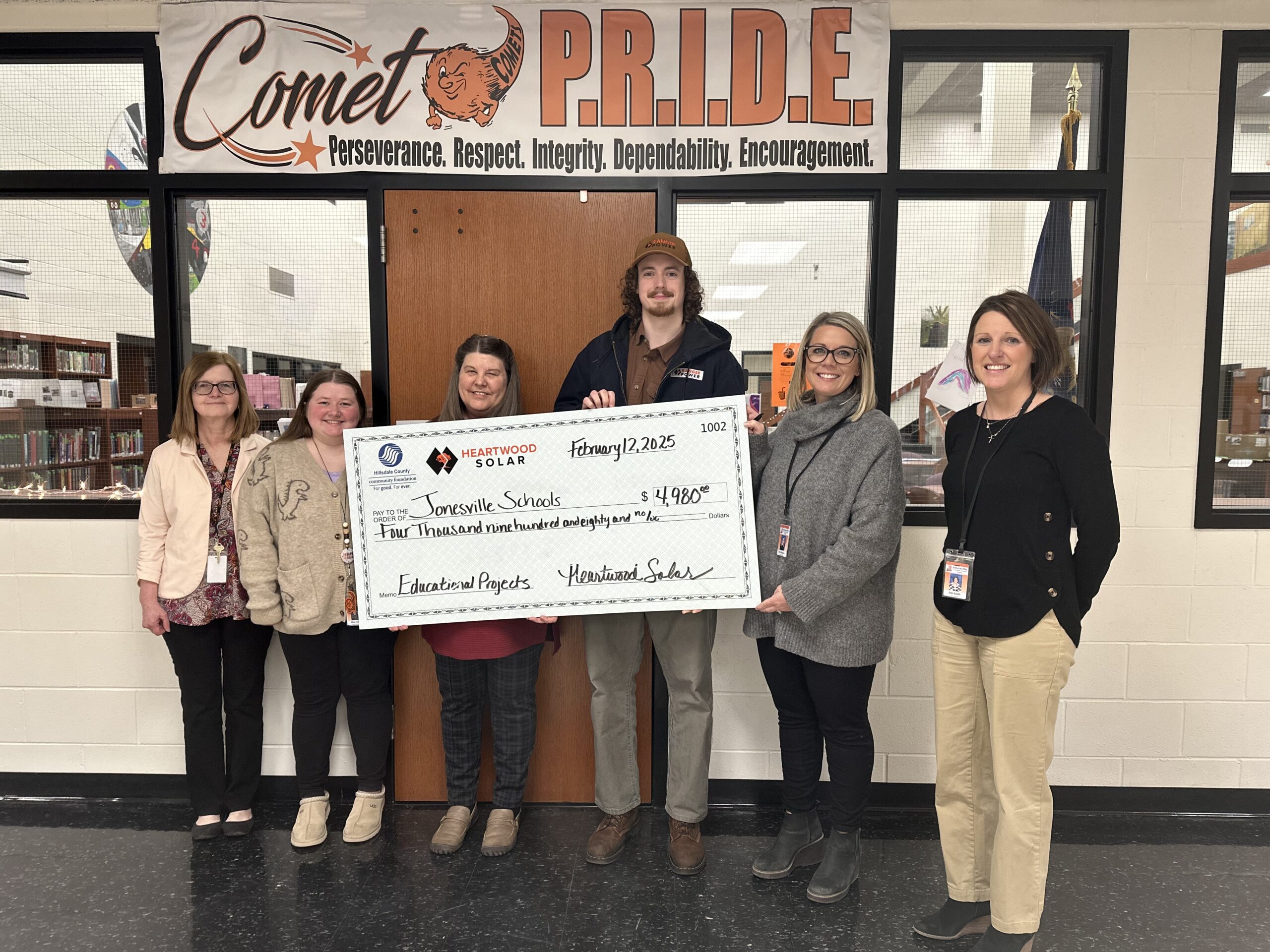 Big check photo